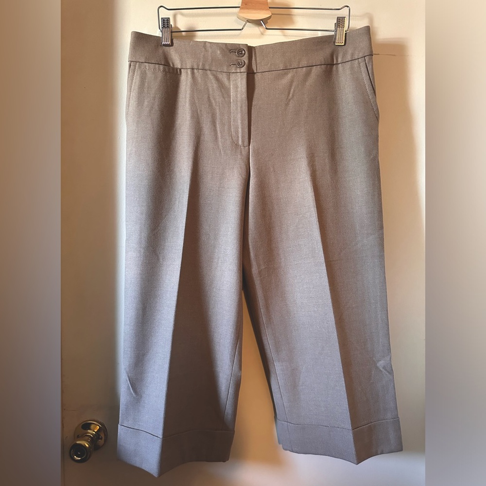 Women’s Liz Claiborne Tan Wide leg casual/dress pants - Size 14